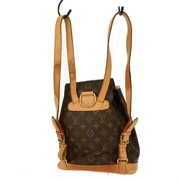 LOUIS VUITTON MONTSOURIS MM BACKPACK BAG PURSE MONOGRAM M51136 SP0021 YQ01904 - Picture 2 of 11